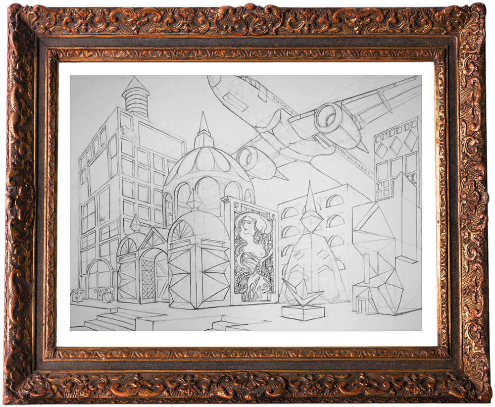 Salomé City Perspective Drawings