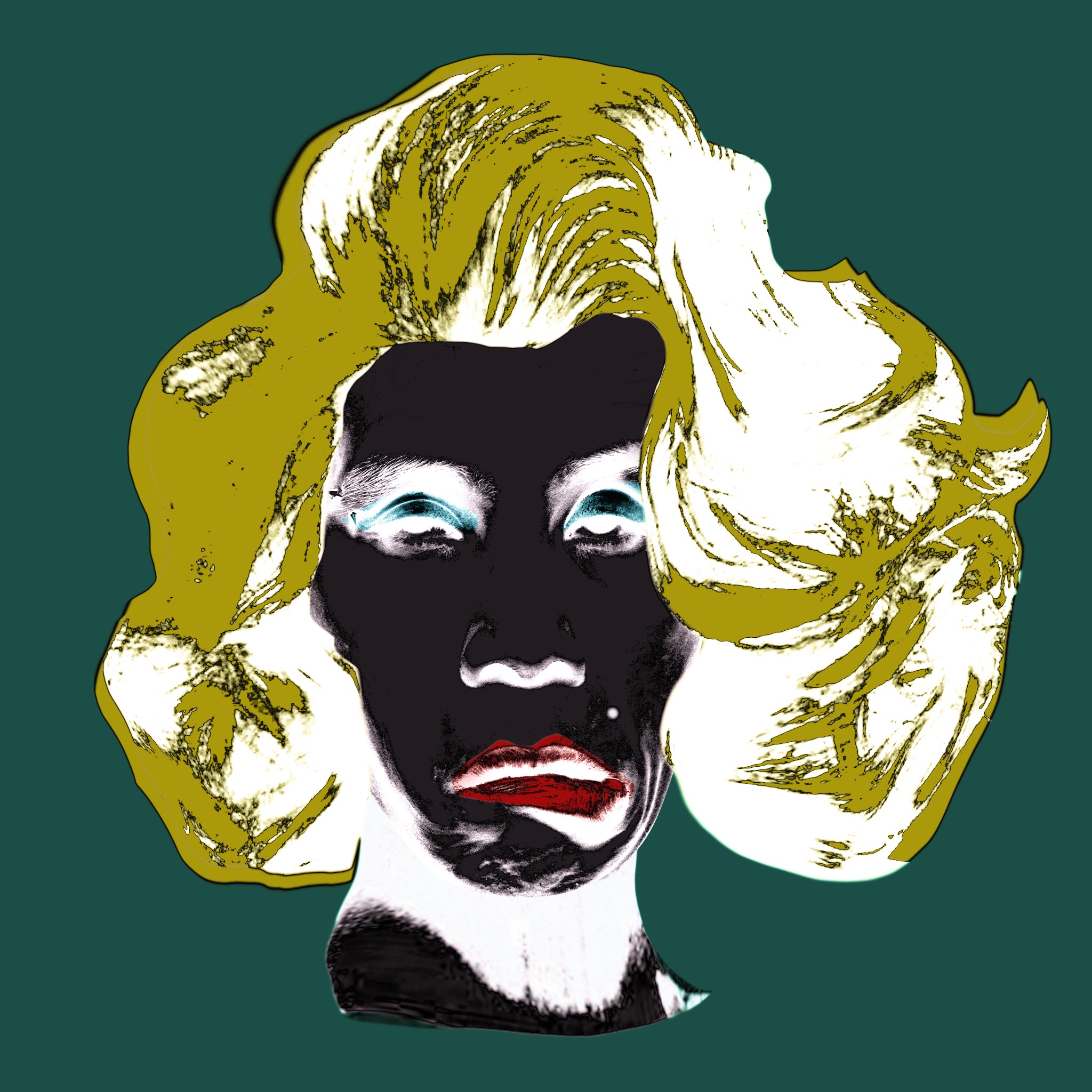 Lucky, Deep Teal & Melanzane Lucky, Deep Teal & Melanzane