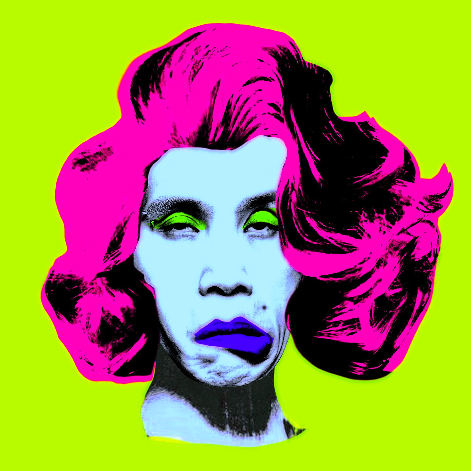 Hollywood Cerise & Lime 2018 Self-portrait Series