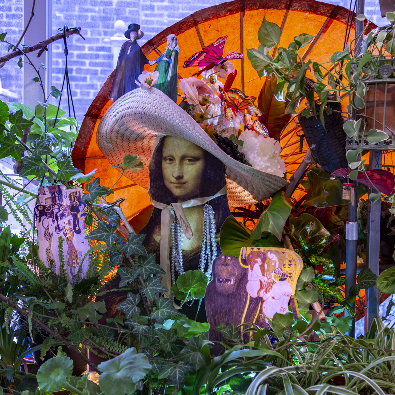 Mona Lisa in the Jungle Staged Photography