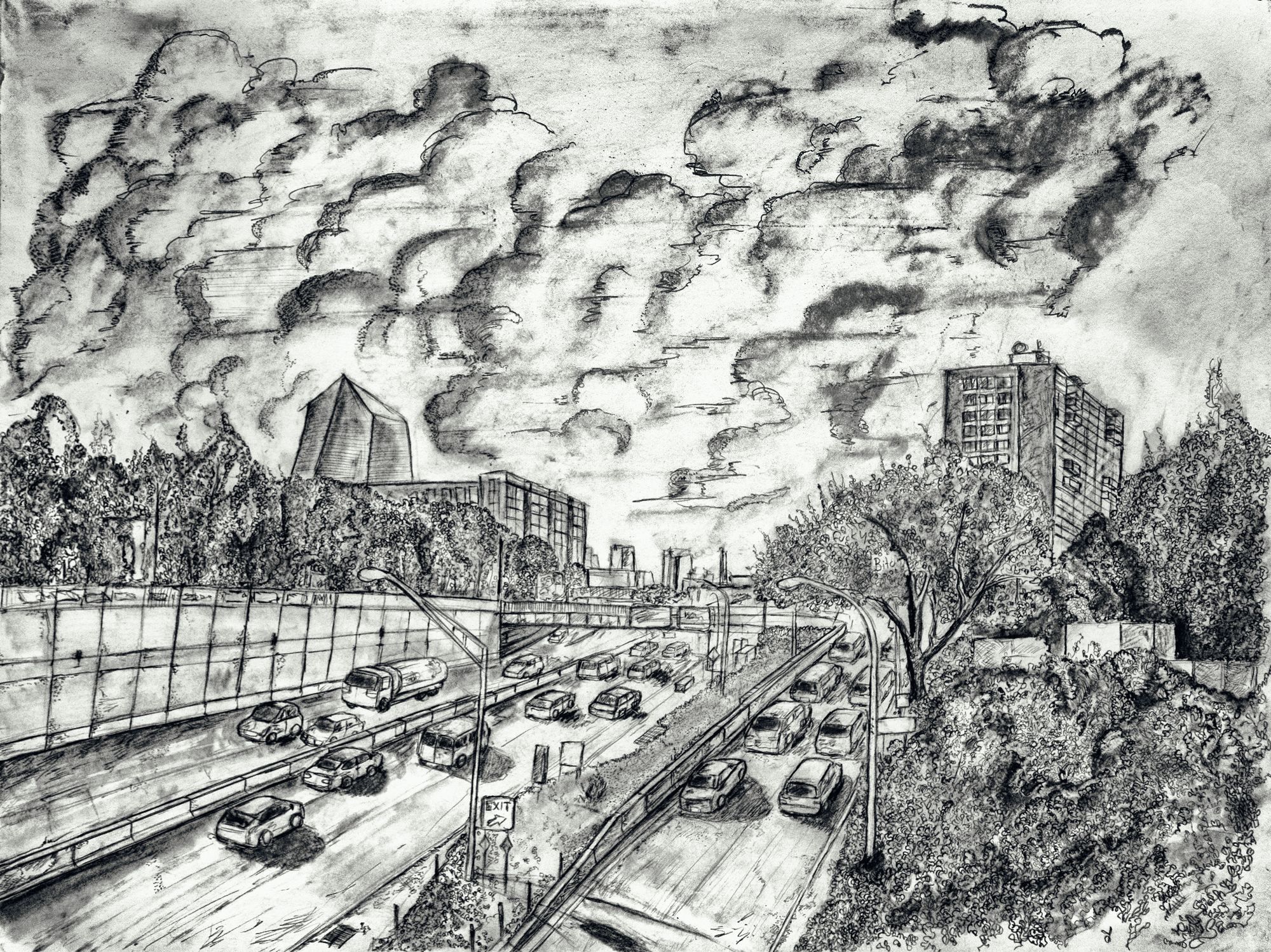 Cityscape Drawing #2 Cityscape Drawing No.1